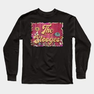 Classic Stooges Personalized Flowers Proud Name Long Sleeve T-Shirt